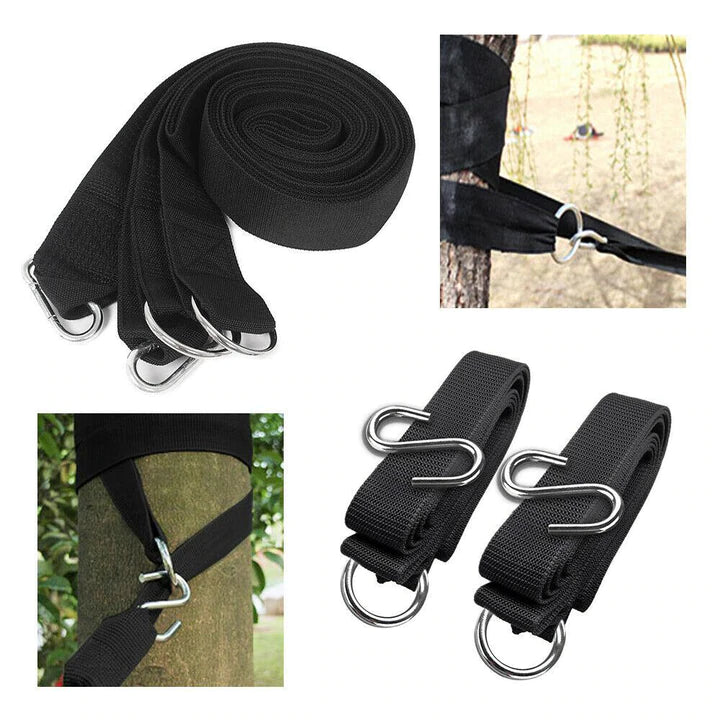 Nylon Strong Strap Belt Hammock Hanging Belt Tree Strap Portable