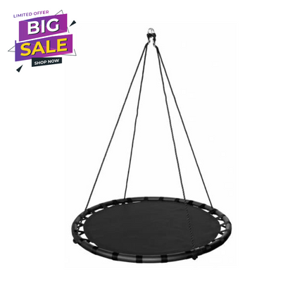 100cm Black Round Mat Nest Swing