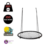 100cm Detachable Children Nest Swing in Black