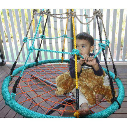 100cm Multi Colour Round Birds Nest Sensory Swing