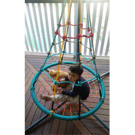 100cm Multi Colour Round Birds Nest Sensory Swing