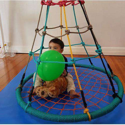 100cm Multi Colour Round Birds Nest Sensory Swing