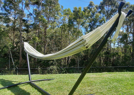 10ft Universal Steel Hammock Stand in Black