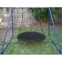 150cm Black Mat Nest Swing with Swing Set Stand