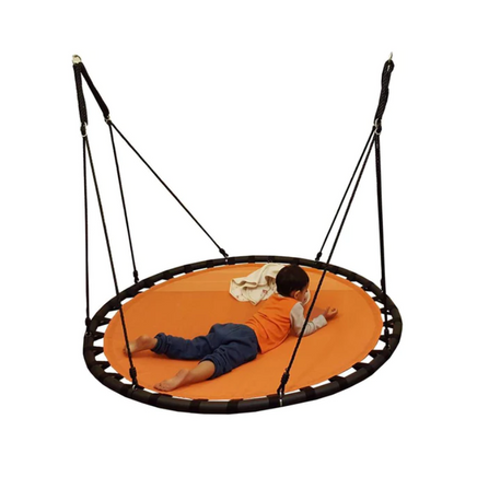 150cm Orange Open Hangout with Curved Tripod Stand