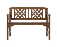 2 Seater Wooden Garden Bench