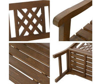 2 Seater Wooden Garden Bench