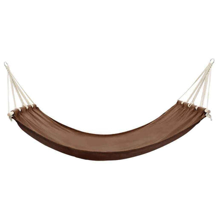 210X150 Outdoor Hammock With Spreader Bar in Brown