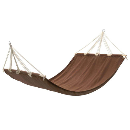 210X150 Outdoor Hammock With Spreader Bar in Brown