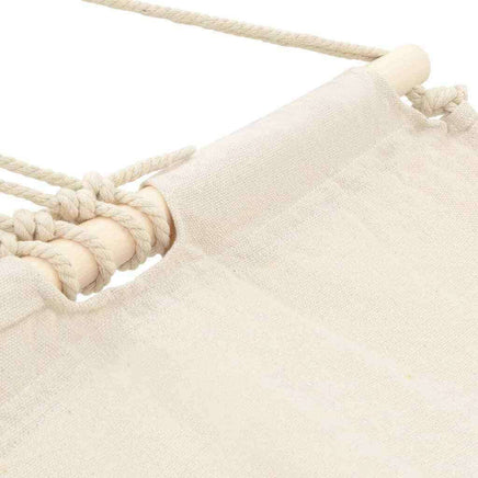 210X150 Outdoor Hammock With Spreader Bar in Cream