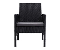 2PC Outdoor Lyra Furniture Wicker Lounge Chairs