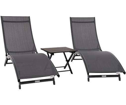 3 Piece Sun Lounger Set