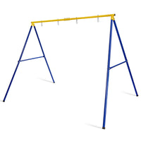 300 KG Heavy-Duty Kids Metal Swing Set Frame Outdoor Playground