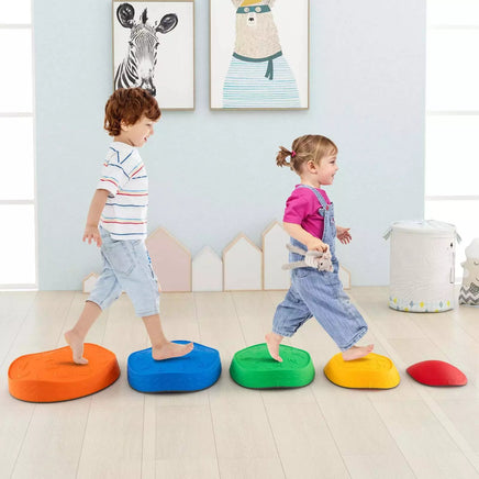 5 PCS Kids Stackable Play Non slip Stepping Stone Set