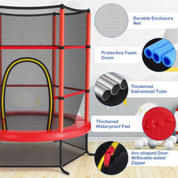 5.3 FT Kids Mini Trampoline 45 KG Max Capacity