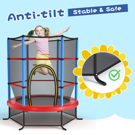 5.3 FT Kids Mini Trampoline 45 KG Max Capacity