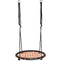 60cm Orange Round Spider Web Swing