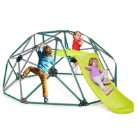 8 FT Climbing Dome with Slide Geometric Playset