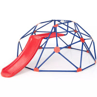 8 FT Climbing Dome with Slide Geometric Playset