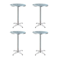 Outdoor & Indoor Aluminium Bar Table 70cm