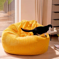 Unfilled Large Bean Bag - Mustard