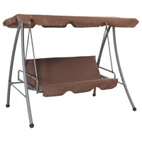 Arch Canopy Outdoor Swing Chair/bed - Coffee