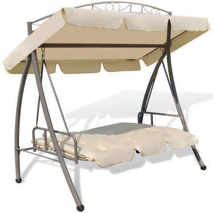 Arch Outdoor Swing Chair/Bed Canopy (Sand White)