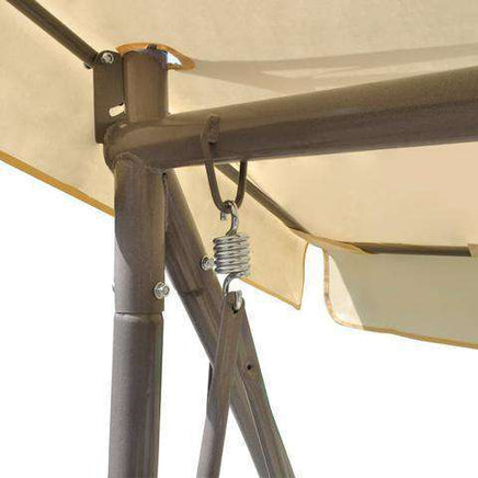 Arch Outdoor Swing Chair/Bed Canopy (Sand White)