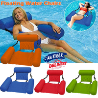 AU Inflatable Pool Float - Hammock Water Bed & Chair