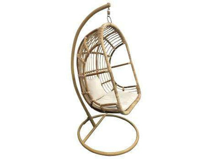 Balinese Natural Rattan Hanging Egg Chair