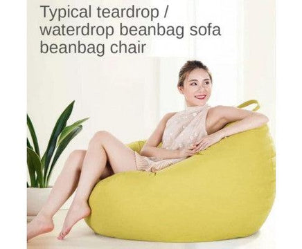 Bean Bag Chair Cover Yellow