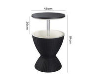 Black Al Fresco Beverage Cooling Table