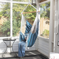 Brazilian Hammock Chair (Blue Lagoon)