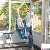 Brazilian Hammock Chair (Blue Lagoon)