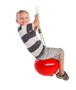 Buoy Ball MANDORA Swing Seat RED With PH Rope