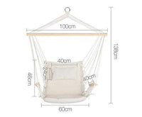 Comfy Hammock Chair in Cream-Siesta