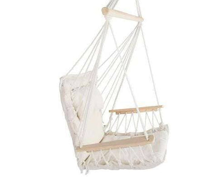 Comfy Hammock Chair in Cream-Siesta