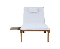 Day Bed Twin Patio Set in White