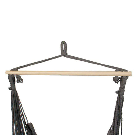 Deluxe Hanging Hammock Chair in Grey