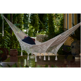 Deluxe Queen Outdoor Cotton Hammock