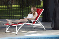 Dockside Siesta Sun Lounger - Aluminum