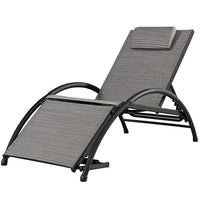 Dockside Siesta Sun Lounger - Aluminum