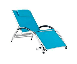 Dockside Siesta Sun Lounger - Aluminum