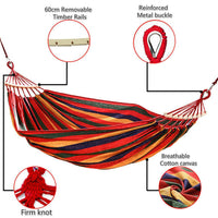 Double Camping Travel Beach Hammock