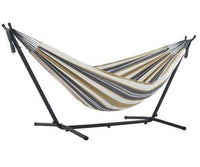 Double Cotton Hammock with Stand (Desert Moon)