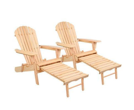 Double Outdoor Beach Deck Chair in Sepia Colour