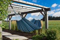 Double Size Brazilian Hammock in Blue Lagoon Colour