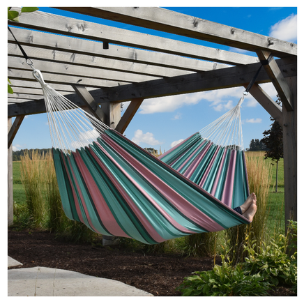 Double Size Brazilian Hammock in Watermelon Colour