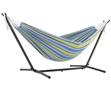 Double Size Freestanding Cotton Hammock