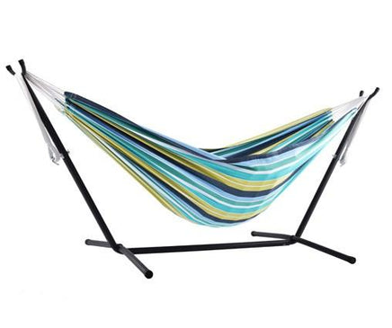 Double Cotton Hammock with Stand (Cayo Reef)